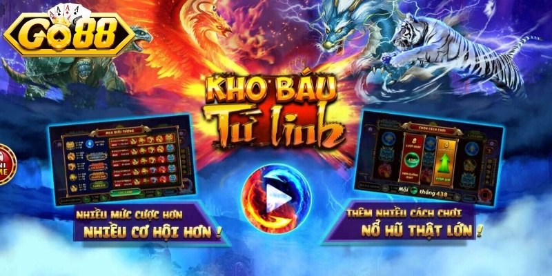 Kho Báu Tứ Linh GO88 - Hướng Dẫn Cách Chơi Thắng Lớn 3 Hướng dẫn luật chơi kho báu tứ linh tại GO88